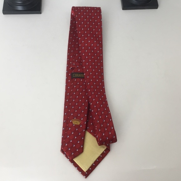 Countess Wara Accessories Countess Mara Red Silk Mens Tie Poshmark